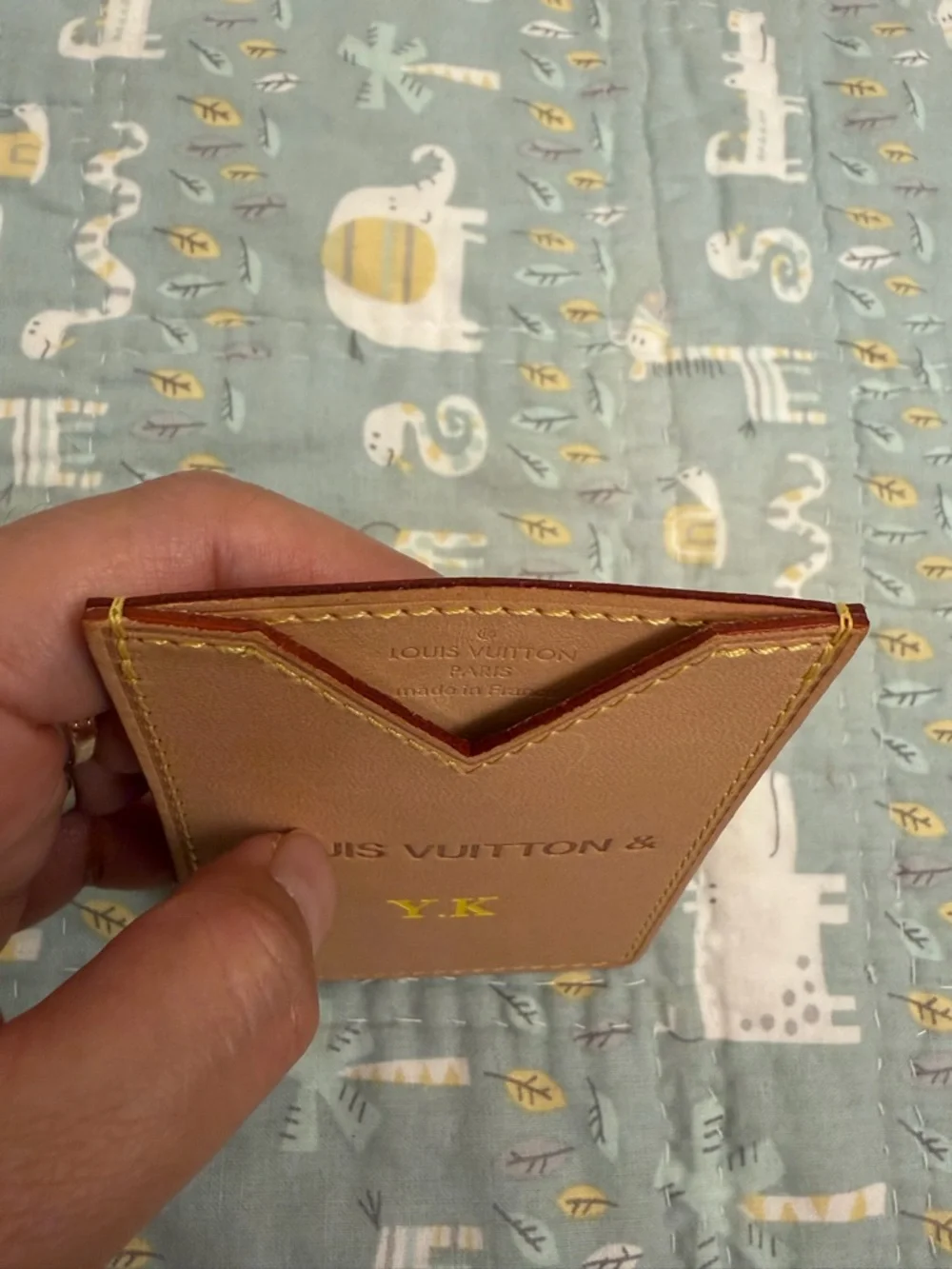 Louis Vuitton vachetta card